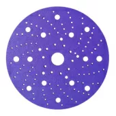 Круг шлифовальный на пленочной основе 150 мм GRIP P220 MultiHole Sandwox 328 PLUS Purple Line 328P.150.220.LC